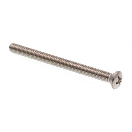 Prime-Line Machine Screw, Oval Head Phillip Drive No. 10-32 X 2-1/2in 18-8 Stainless Steel 20PK 9010922